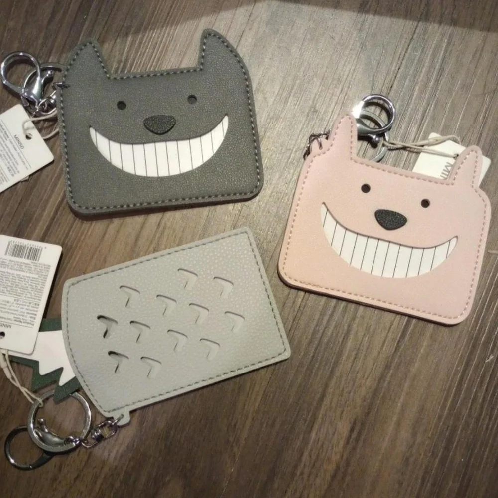 Miniso Life Cat Pineapple Keychain Wallet Cardholder
